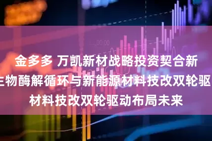 金多多 万凯新材战略投资契合新质生产力 生物酶解循环与新能源材料技改双轮驱动布局未来
